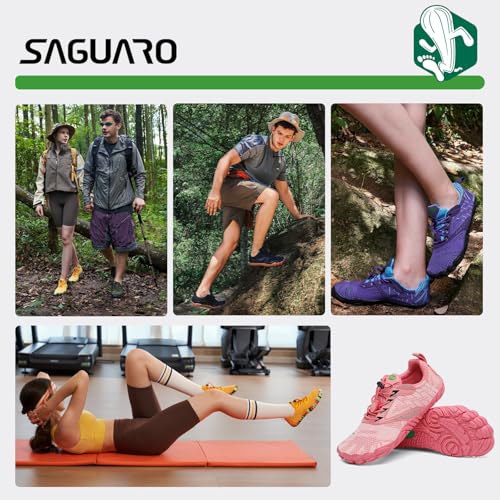 Thumbnail 6 de SAGUARO Mujere Barefoot Trail Running Shoes Rosa 38 EU – Zapatillas descalzas para exterior