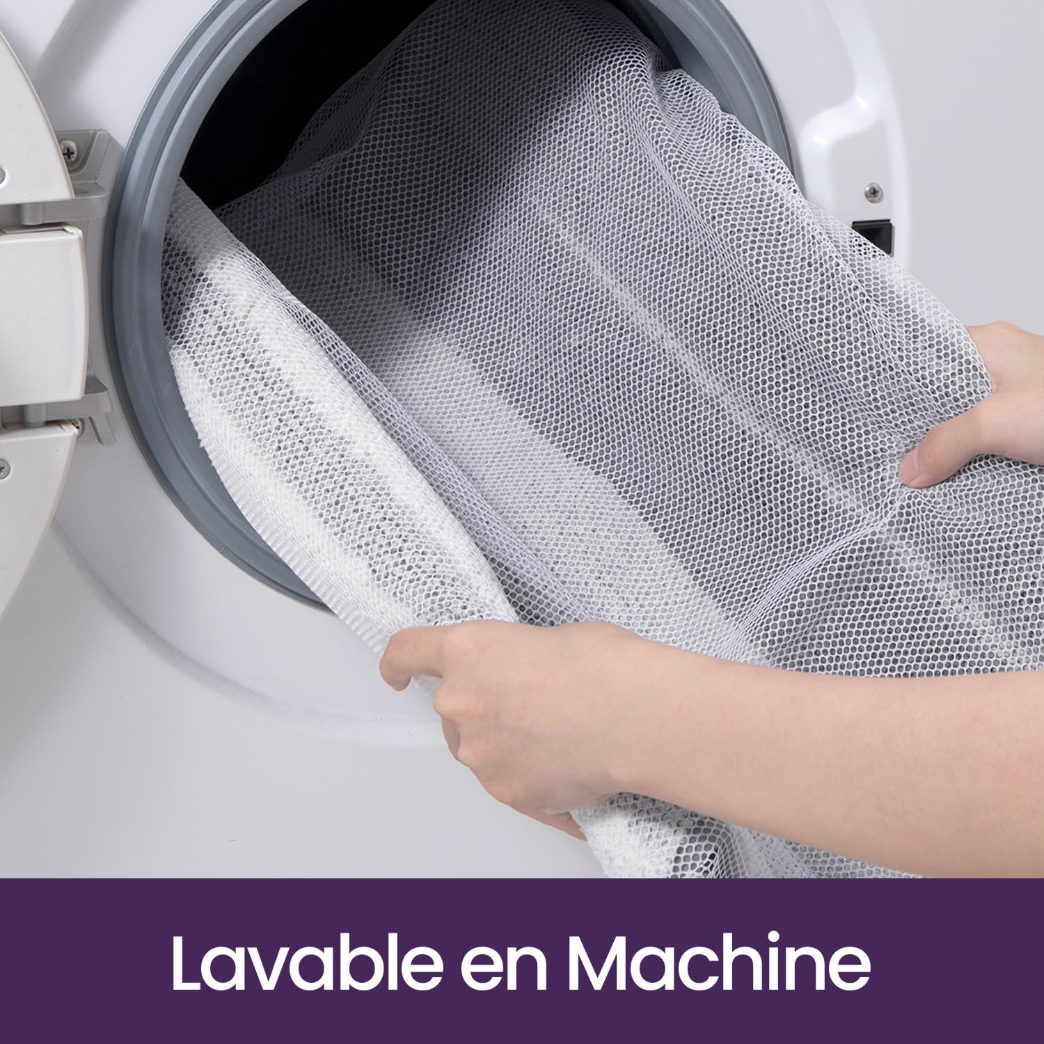 Thumbnail 5 de DEXI Tapis de salle de bain set 2 pièces 40 x 60 cm gris, antidérapant et lavable en machine