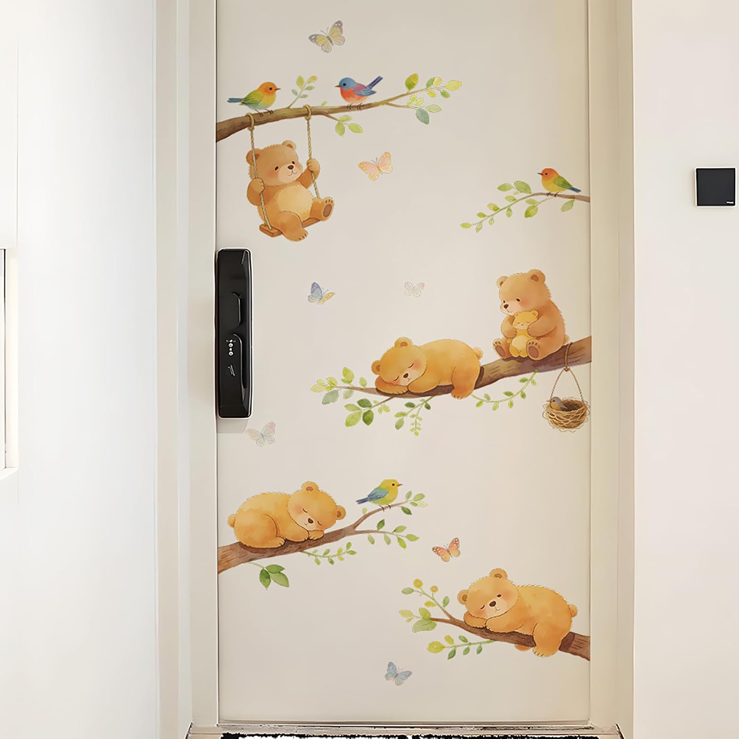 Thumbnail 3 de Woodland Bear Wall Stickers 90 cm x 39 cm
