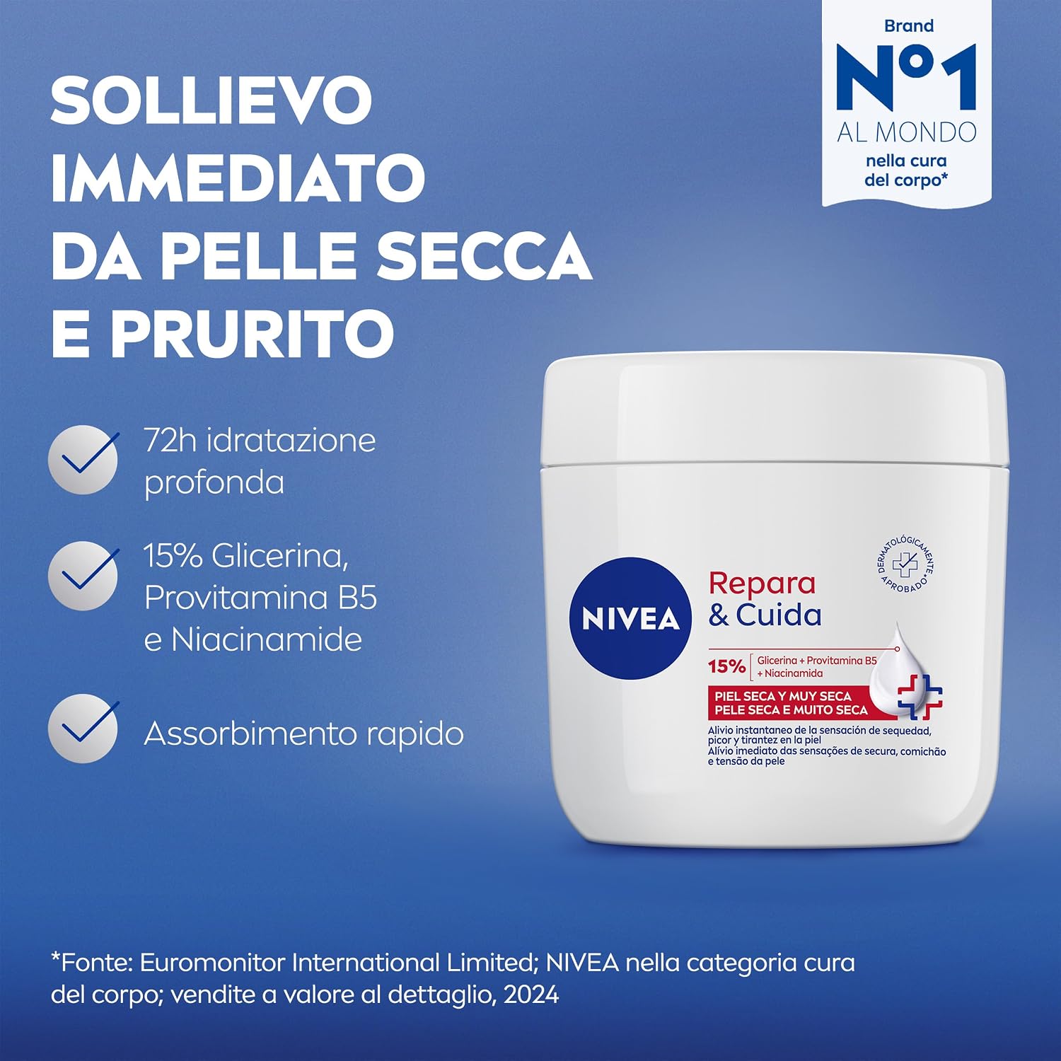 Thumbnail 1 de NIVEA Repair & Care crema corpo 400 ml