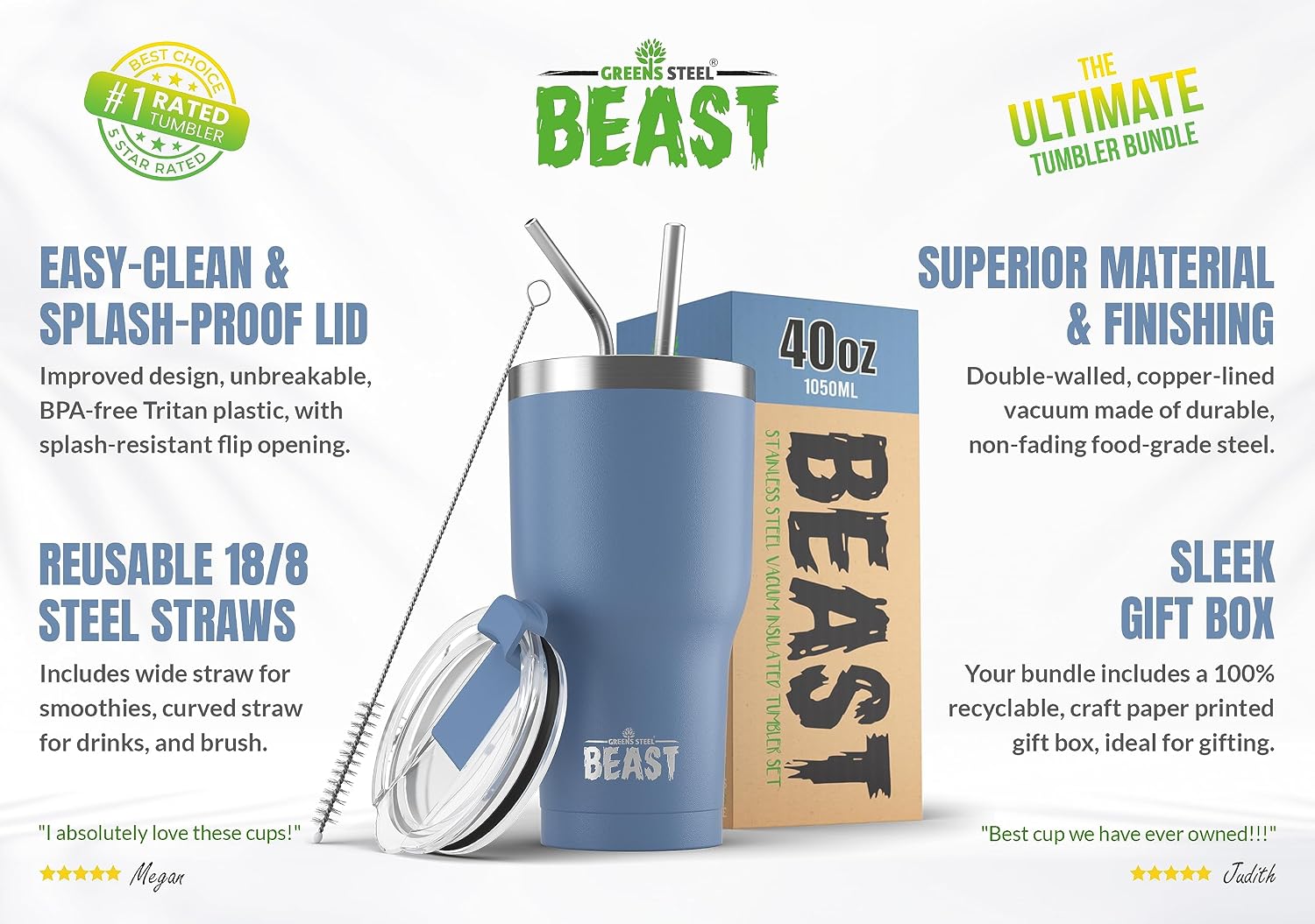 Detalle 2 de BEAST 40oz Travel Tumbler