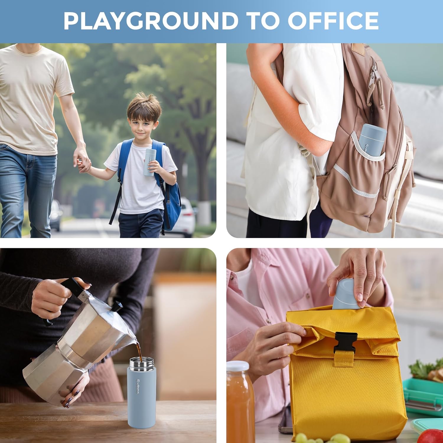 Thumbnail 6 de Exllena Upgraded 250ml mini insulated bottle