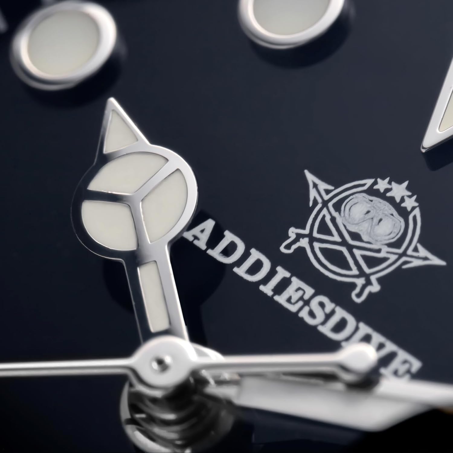 Detalle de ADDIESDIVE GMT Orologio da Uomo Diver 200M, Quarzo Svizzero 515-24H, Acciaio Inossidabile, GMT a Doppel Zeitzone