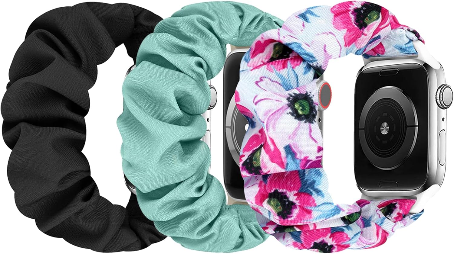 Detalle de Ecogbd Elastic Scrunchie Strap for Apple Watch