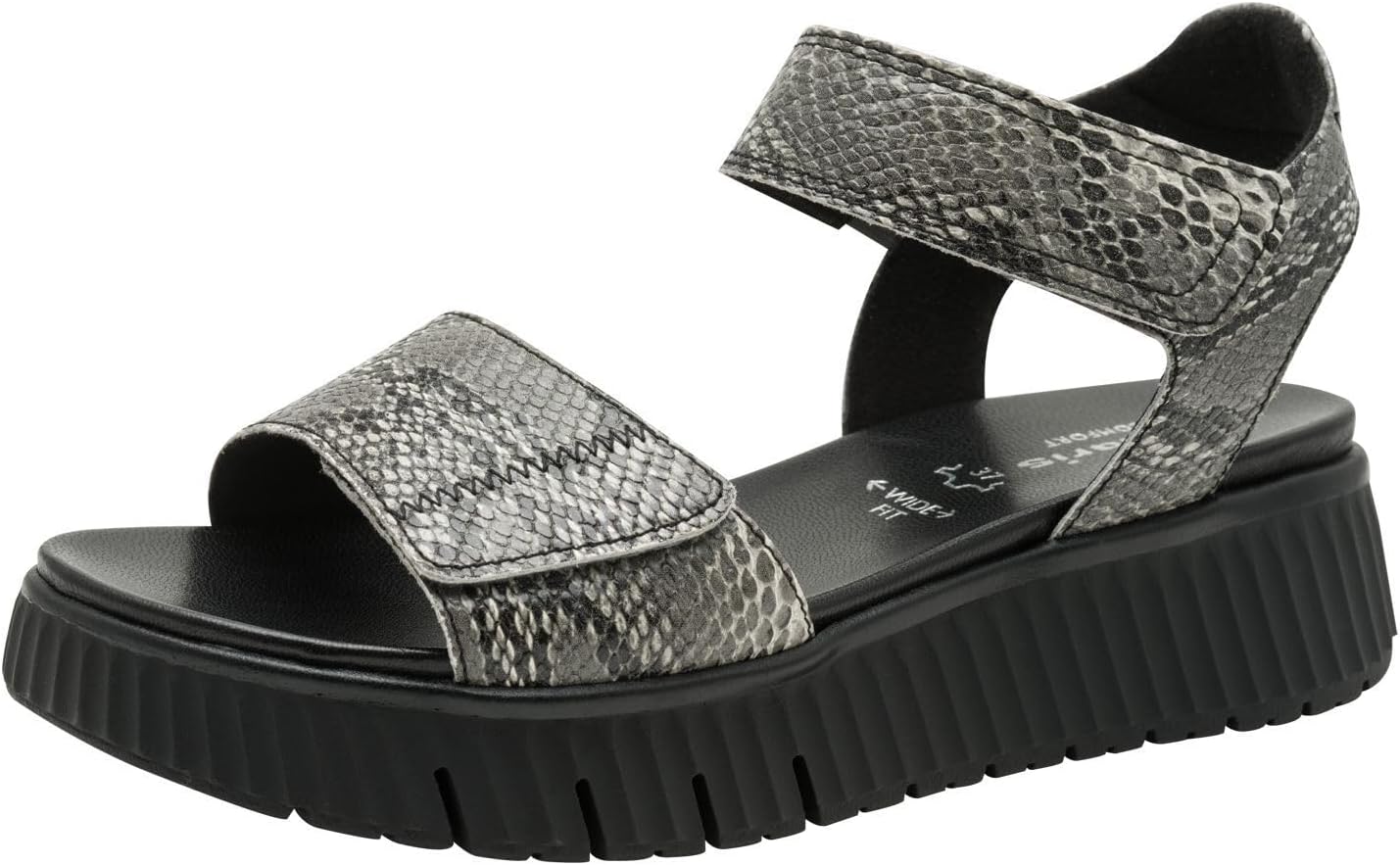 Thumbnail 6 de Tamaris Wide FIT Sandale 8-88720-44 H-Weite – Multi-Adjustable, Leder, bequeme Passform