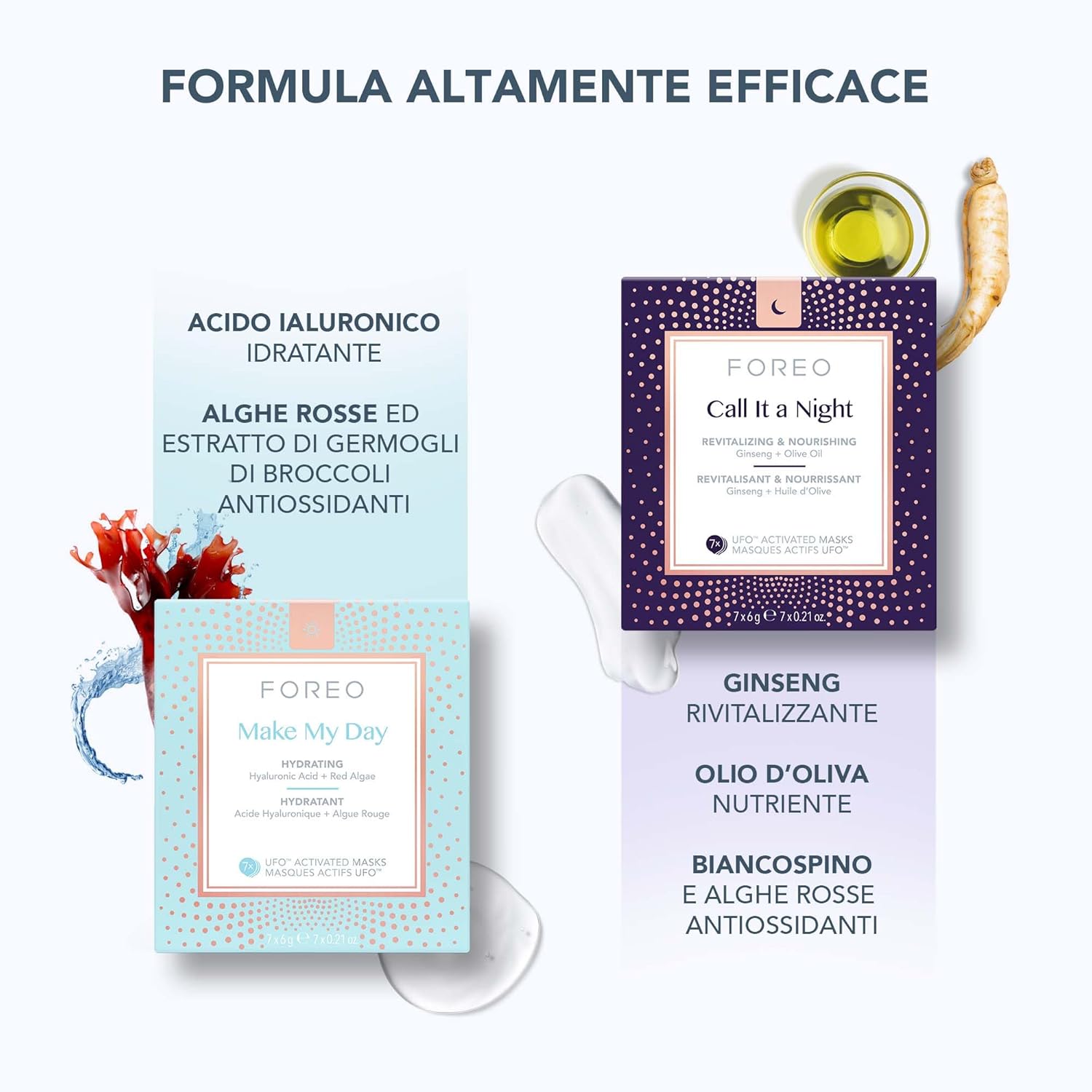 Thumbnail 4 de FOREO Hyper Hydra UFO 3 set: dispositivo per maschera viso + 14 UFO maschere + maschera notte idratante 75 ml