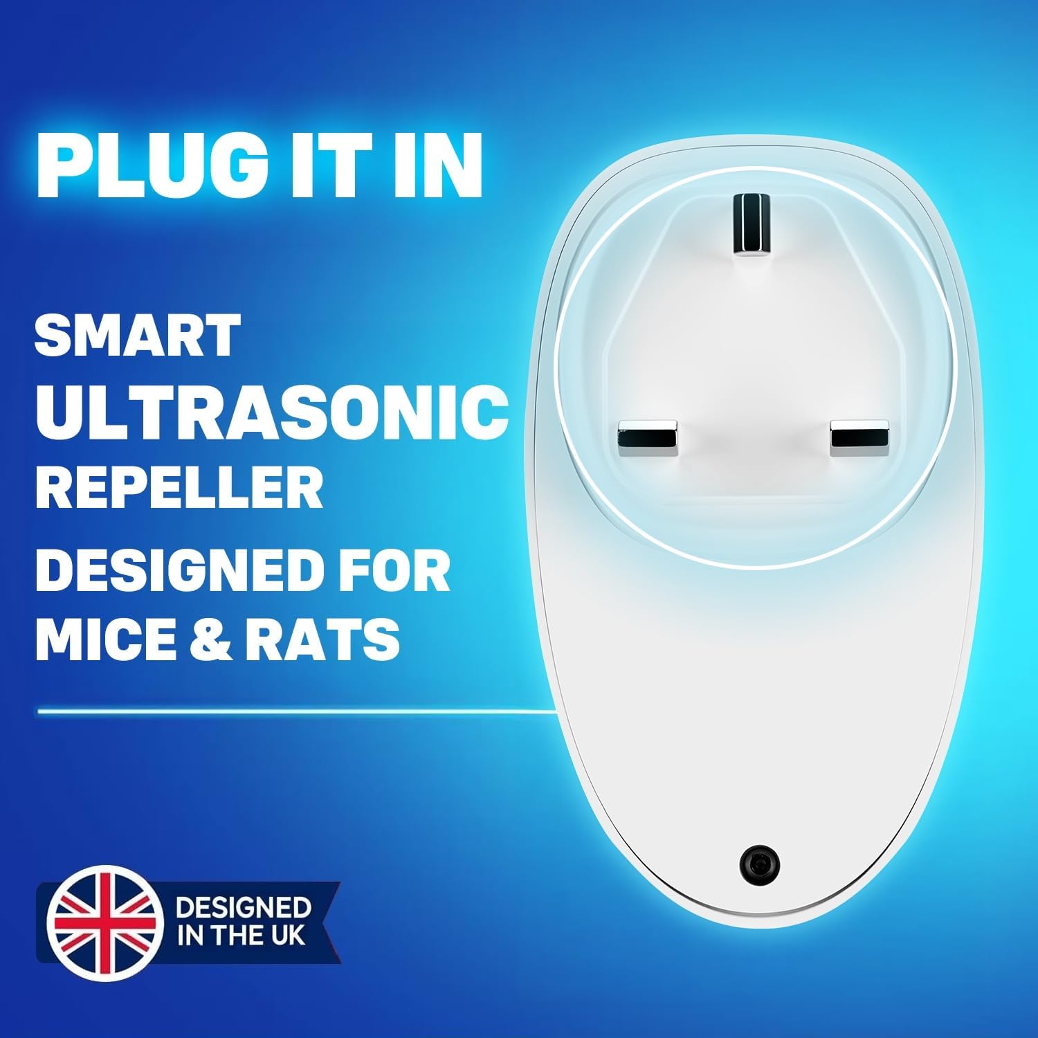 Thumbnail 5 de Padonco Ultrasonic Pest Repeller Plug In – 4 Pack for Home, Garage & Attic