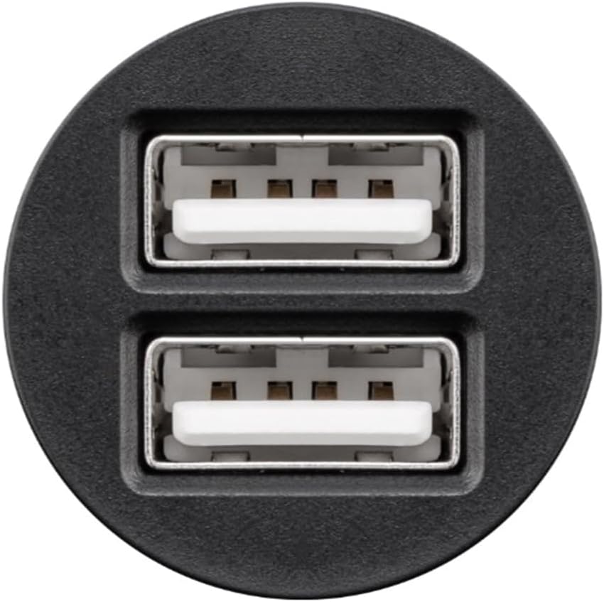 Detalle de Goobay 58912 Dual USB Port Auto-Ladegerät – 12V/24V Zigarettenanzünder Adapter