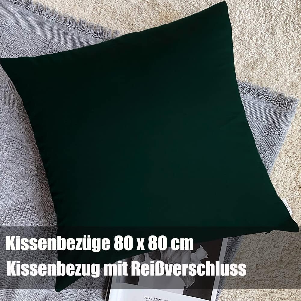 Thumbnail 6 de Soifox Bettwäsche 200x220 Grün – Mikrofaser 2-teilige Set mit Reißverschluss, waschbar bis 60 °C
