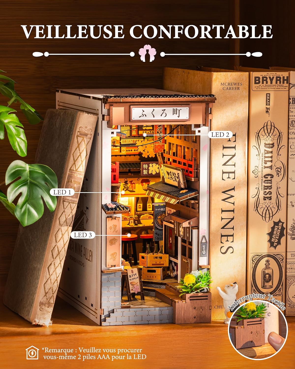 Thumbnail 3 de Rolife Book Nook Sakura 3,5 h 📚