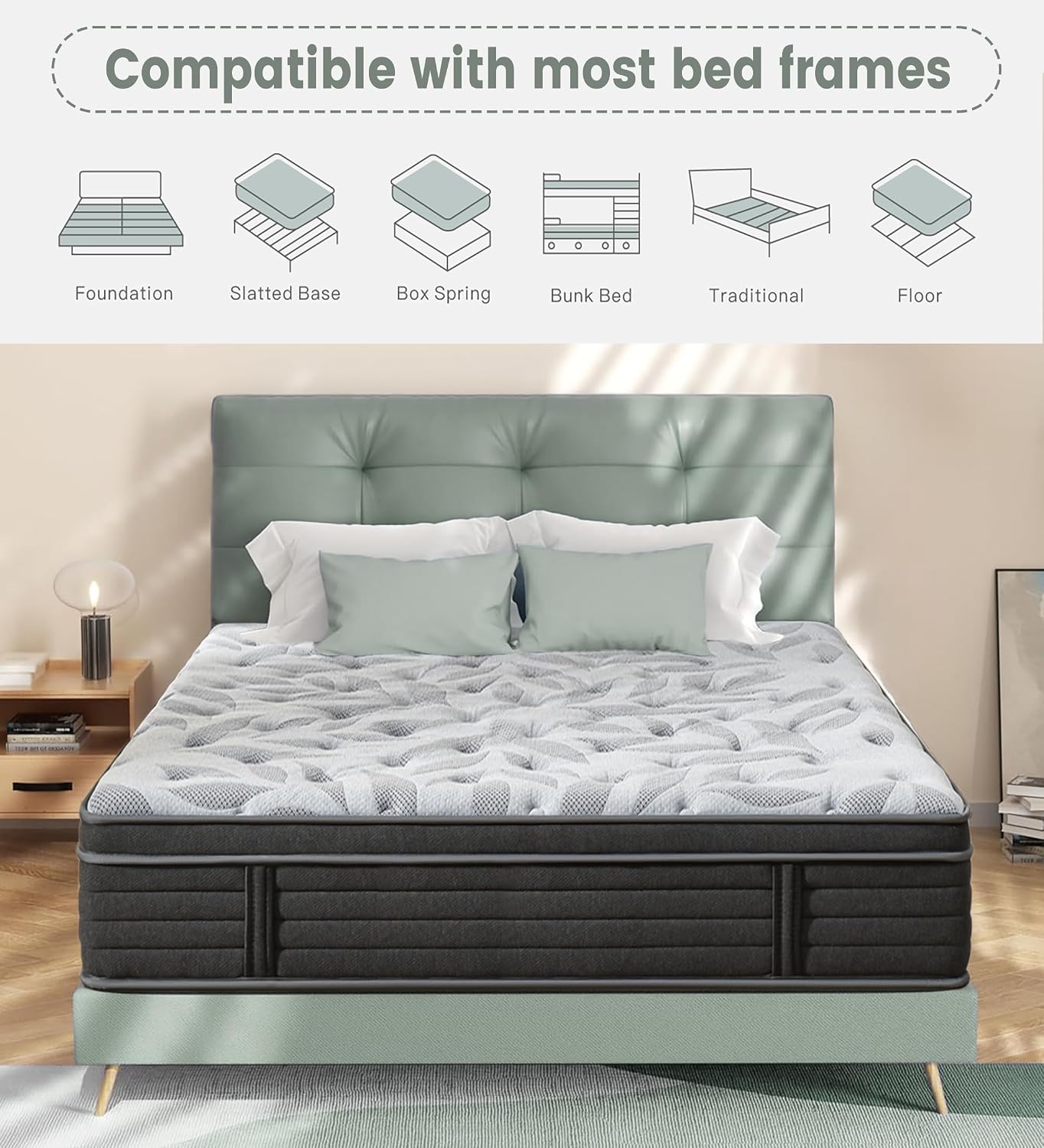 Thumbnail 6 de PECHINOU Hybrid Mattress, 10-Inch