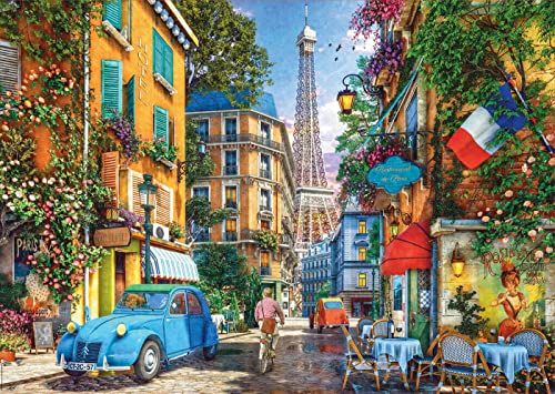 Detalle de Educa - Calles de París 🗼 Puzzle 4,000 Piezas