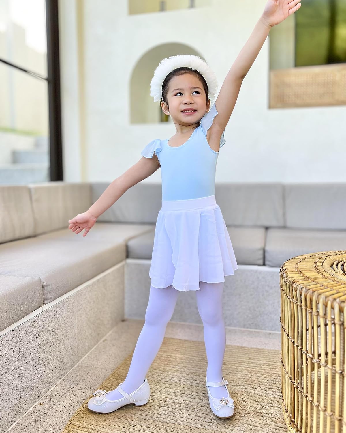 Detalle de Stelle Girls' Ballet Tights 2T-15Y