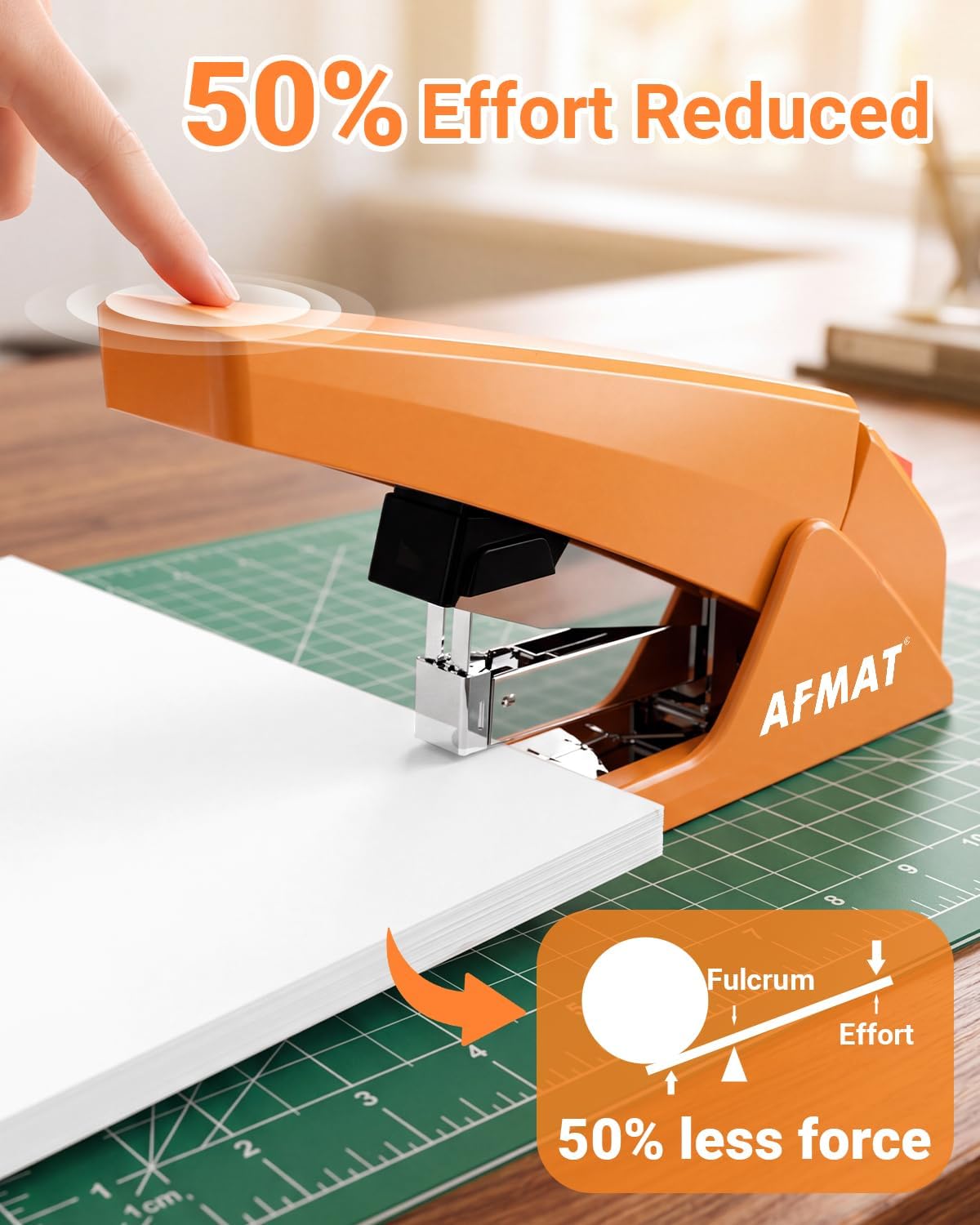 Detalle 2 de AFMAT Heavy-Duty Stapler ES18