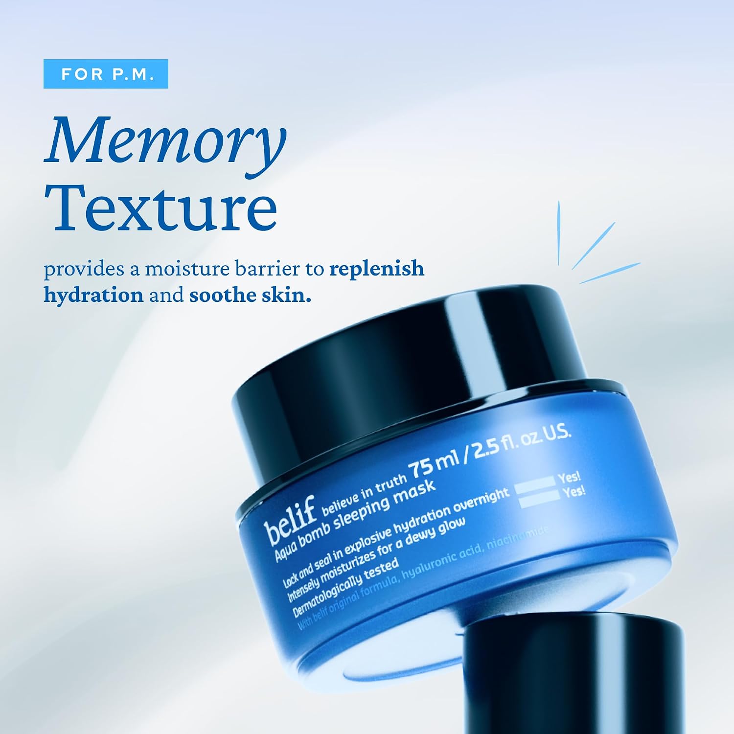 Detalle 2 de belif Vitamin E Jelly Overnight Mask 2.53 fl oz