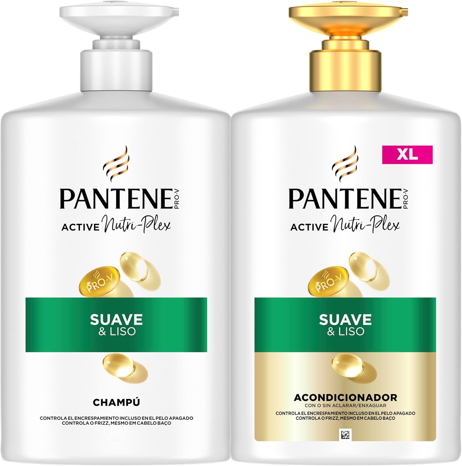 Detalle de Pantene Pro‑V Suave Y Liso Champú 1000ml