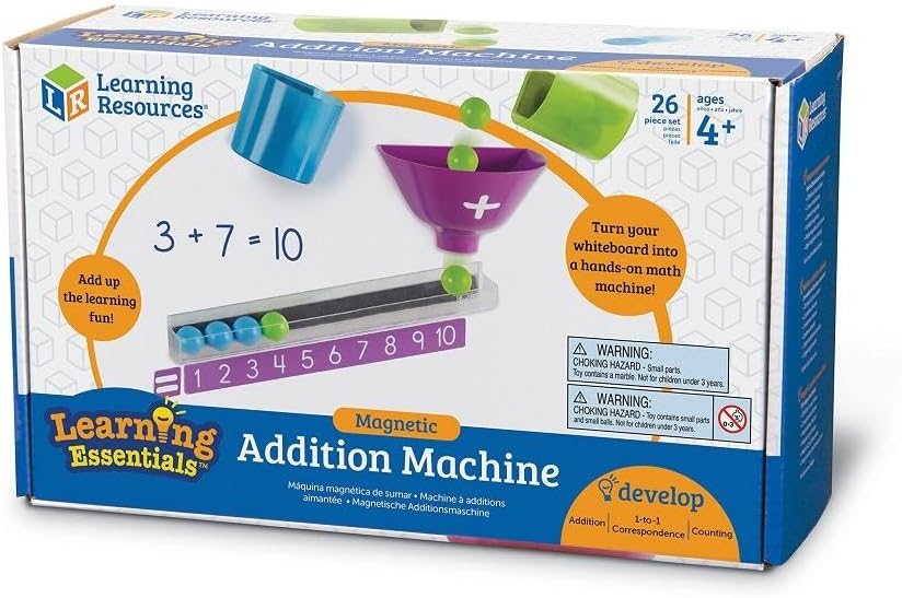 Thumbnail 3 de Learning Resources Learning Essentials magnetische optelmachine, 26-delige demonstratieset