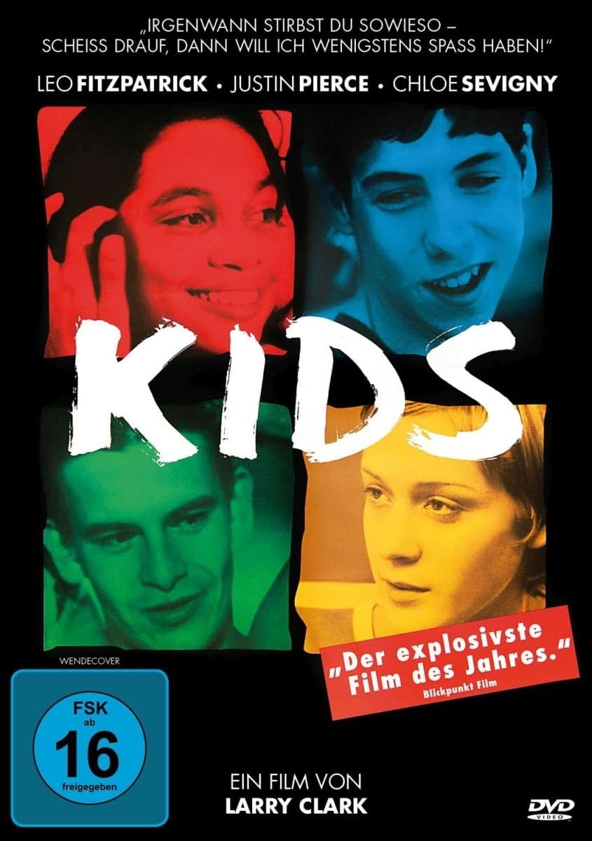 Detalle de Kids på DVD med Dolby Digital 5.1 och bonusmaterial