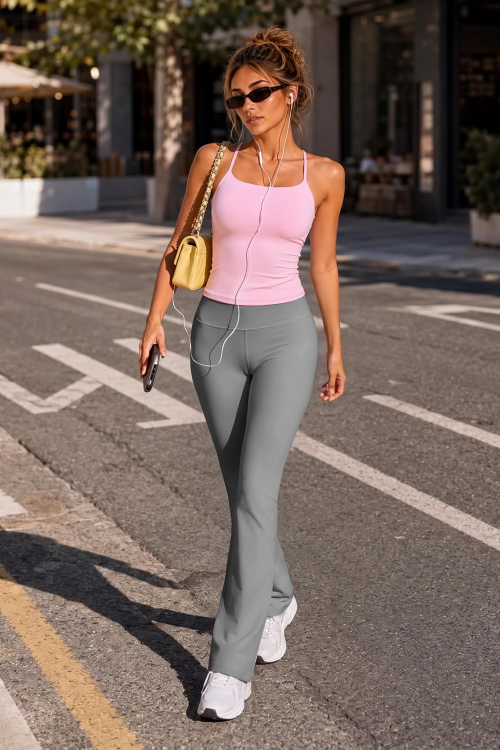 Detalle 2 de AMLEER Yoga Leggings Flare Bootcut