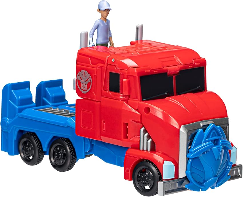 Thumbnail 1 de Transformers EarthSpark Optimus Prime 20 cm con Robby Malto 5 cm