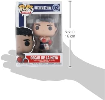Detalle 2 de Funko Pop! Boxing Oscar De La Hoya 56814 Vinyl Figure, Multicoloured