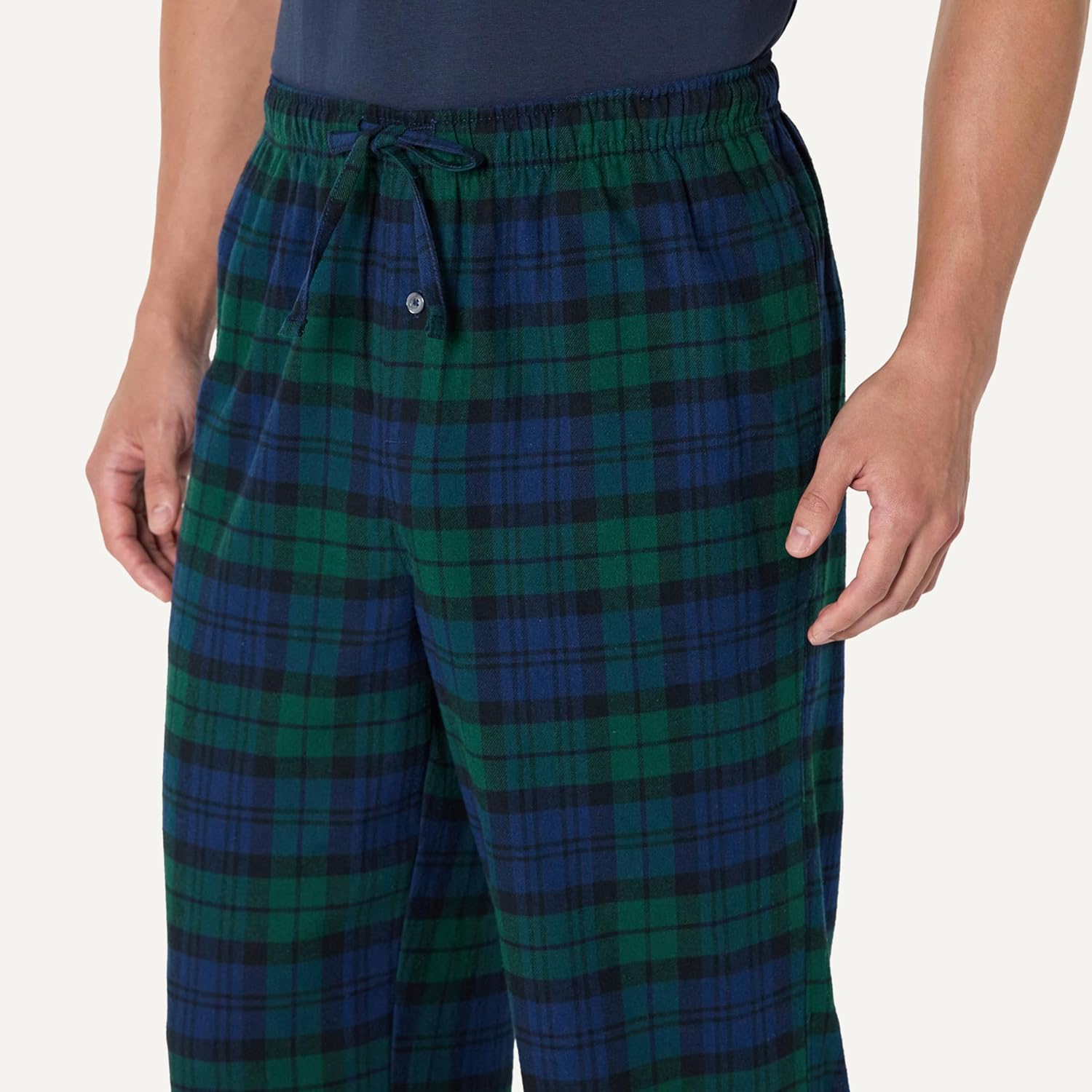 Thumbnail 3 de Amazon Essentials Men’s Breathable Flannel Pyjama Trousers (Big & Tall) in Relaxed Fit
