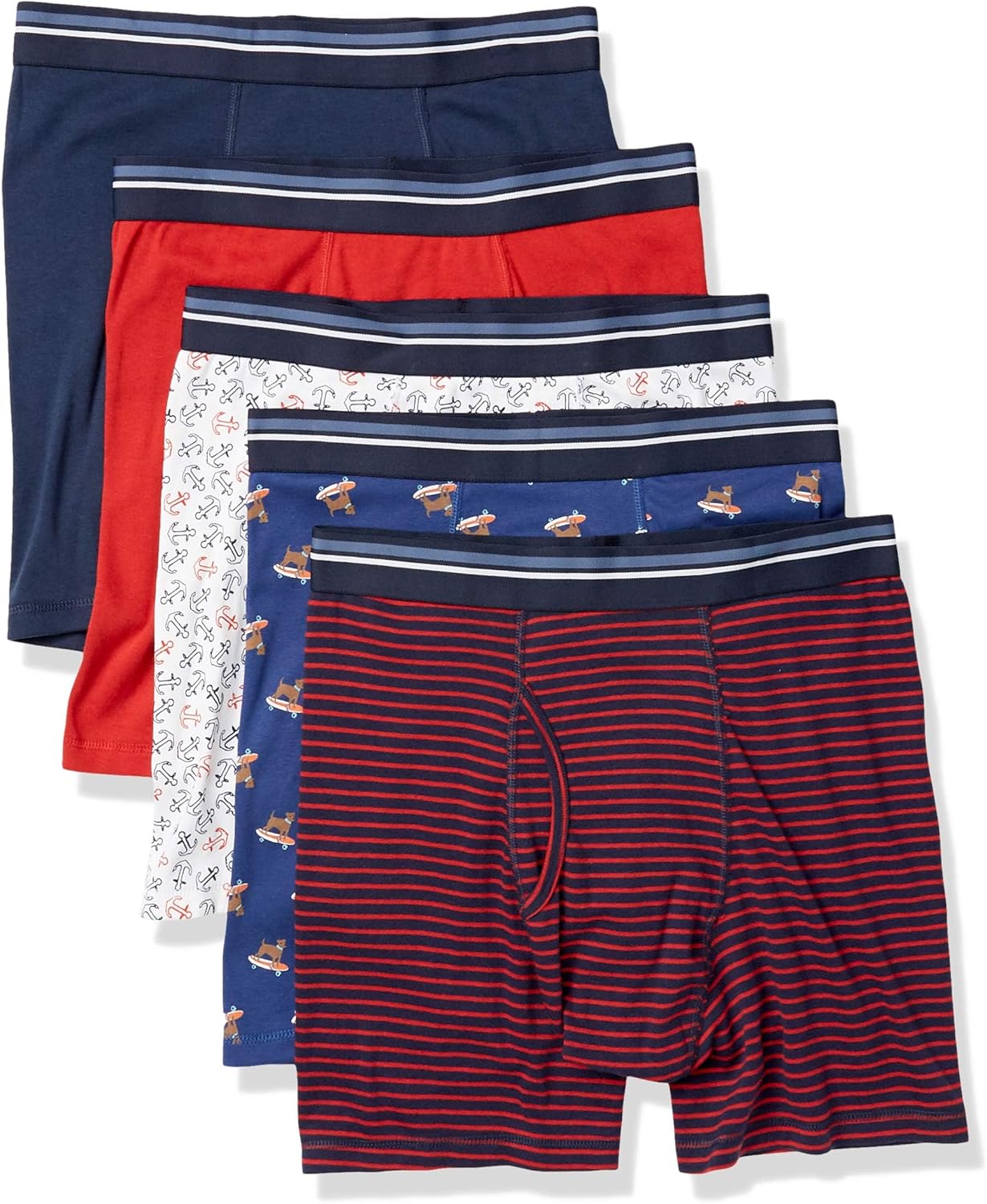 Thumbnail 5 de Amazon Essentials Herren Boxershorts aus Baumwolle (ohne Etikett) – schmale Passform