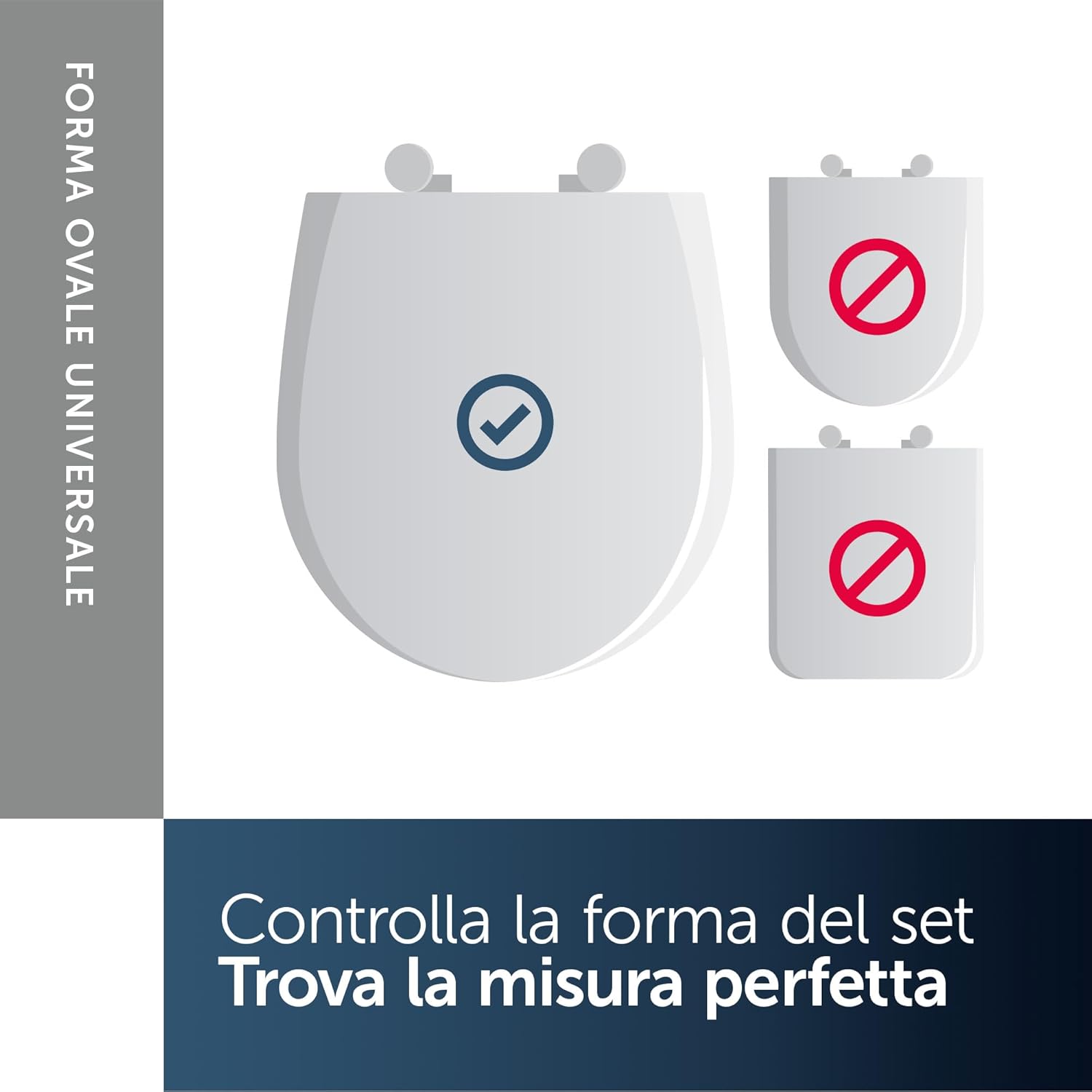 Thumbnail 2 de Ideal Standard Tirso Sedile WC universale: sedile ovale con chiusura ammortizzata, rimuovibile e realizzato in polipropilene riciclato