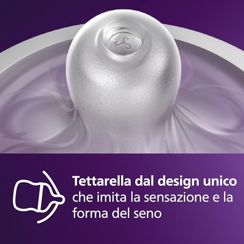 Thumbnail 6 de Philips Avent SCY673/01 biberon Natural Response da 260 ml con valvola Airfree