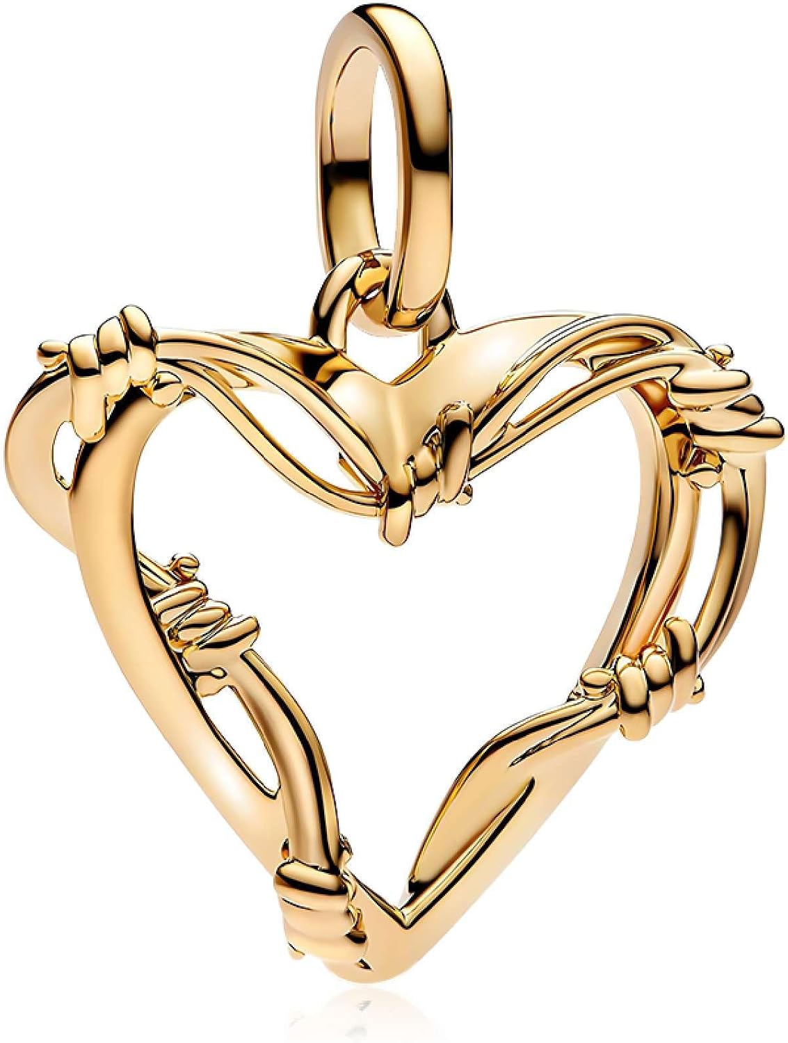 Thumbnail 6 de MSPOVOF Herz Charms Bead 925 Silber