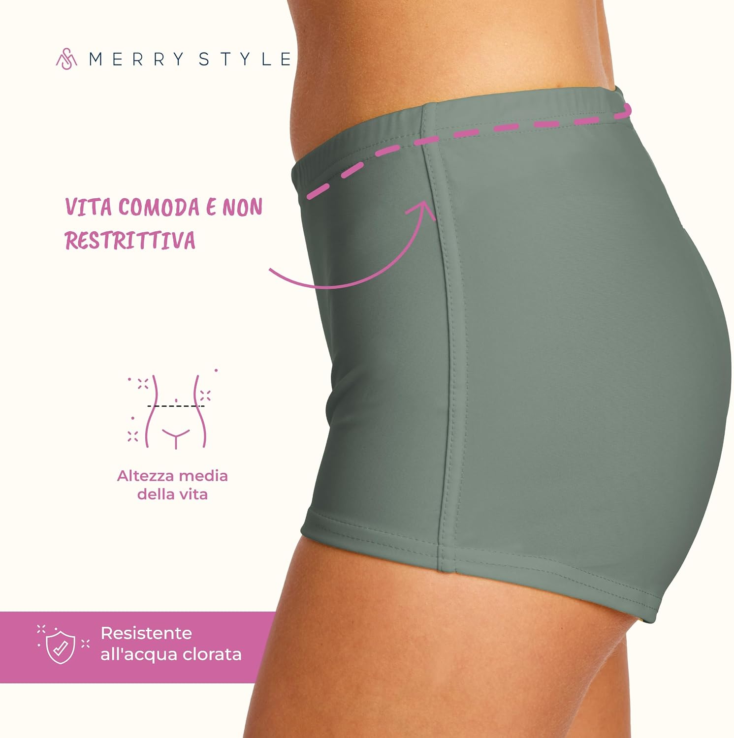 Thumbnail 3 de Merry Style Costume pantaloncino da bagno donna