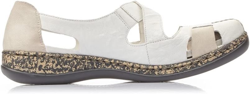 Detalle 2 de Rieker Damen Bequemschuhe 46367 – Schnürschuhe aus Echtleder