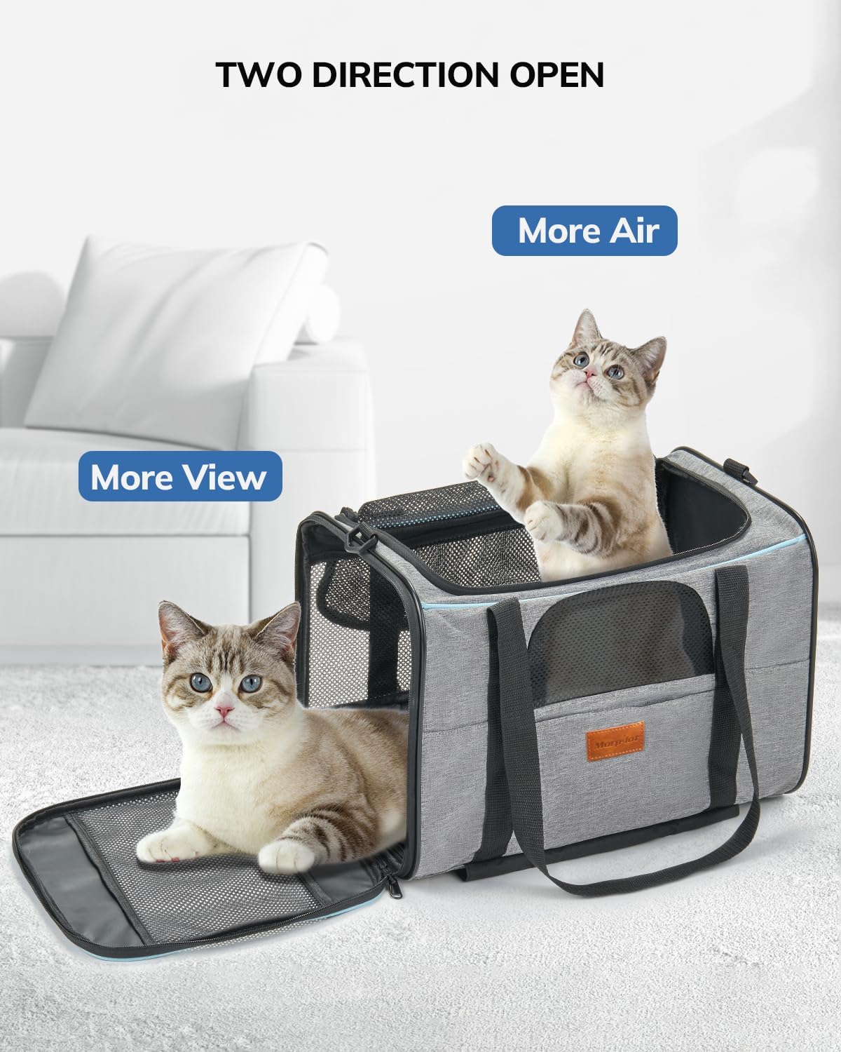 Thumbnail 2 de Morpilot Transportín con Ruedas para Gatos y Perros
