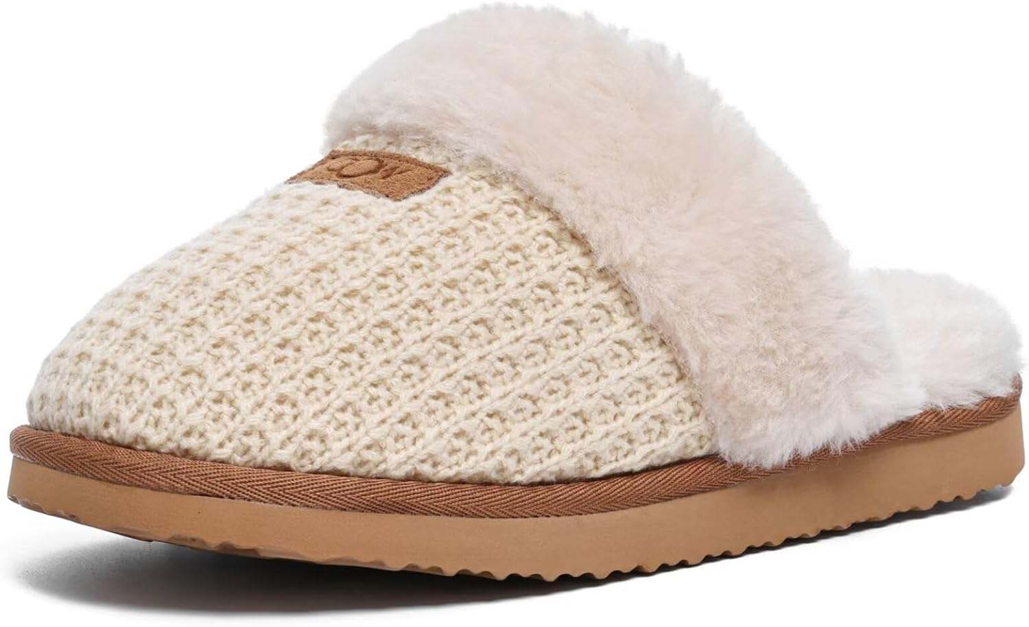Detalle de OOW Cozy House Slippers Women memory foam slippers