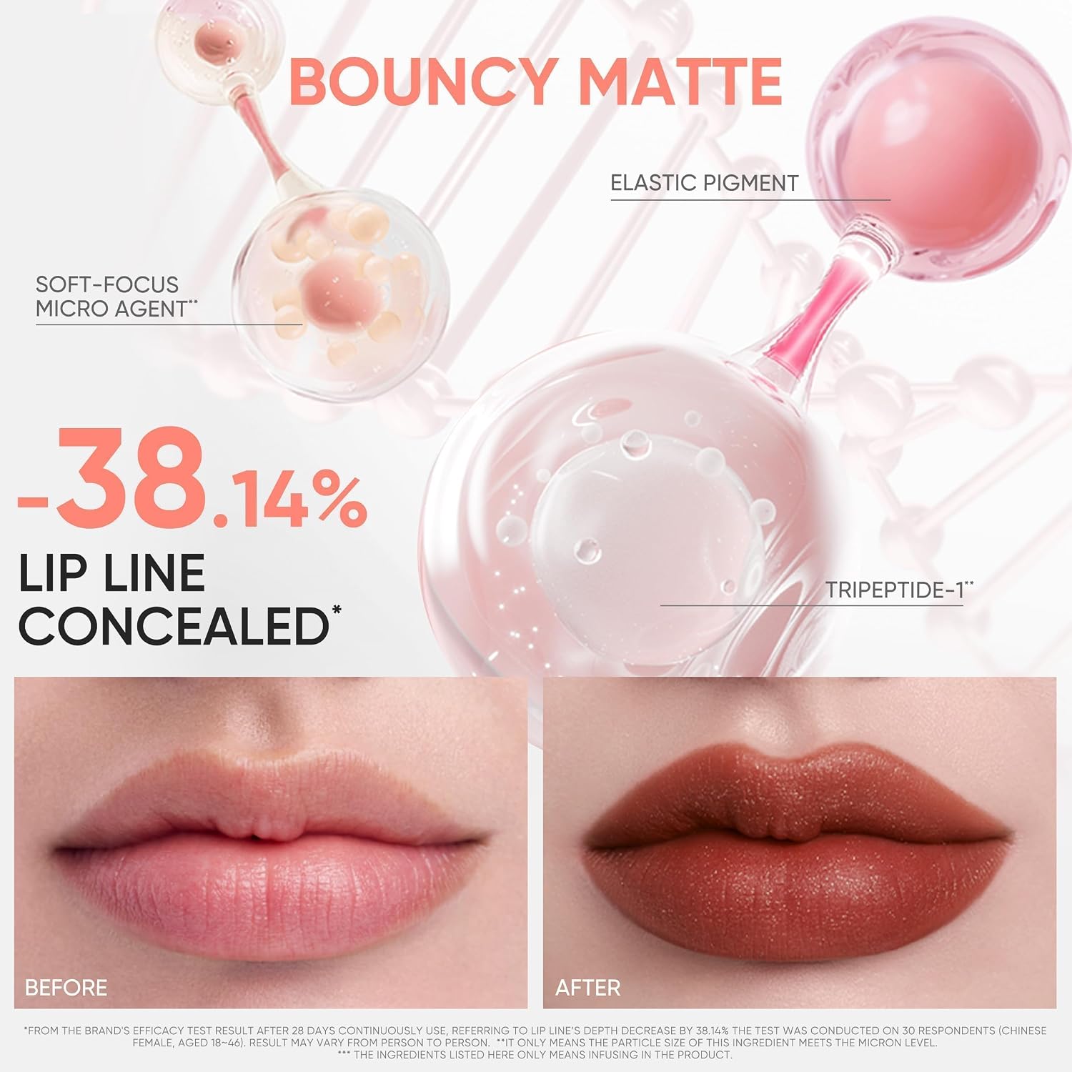 Detalle de JUDYDOLL G203 Coco Mocha Lipstick with Velvet Matte Finish and Subtle Shimmer