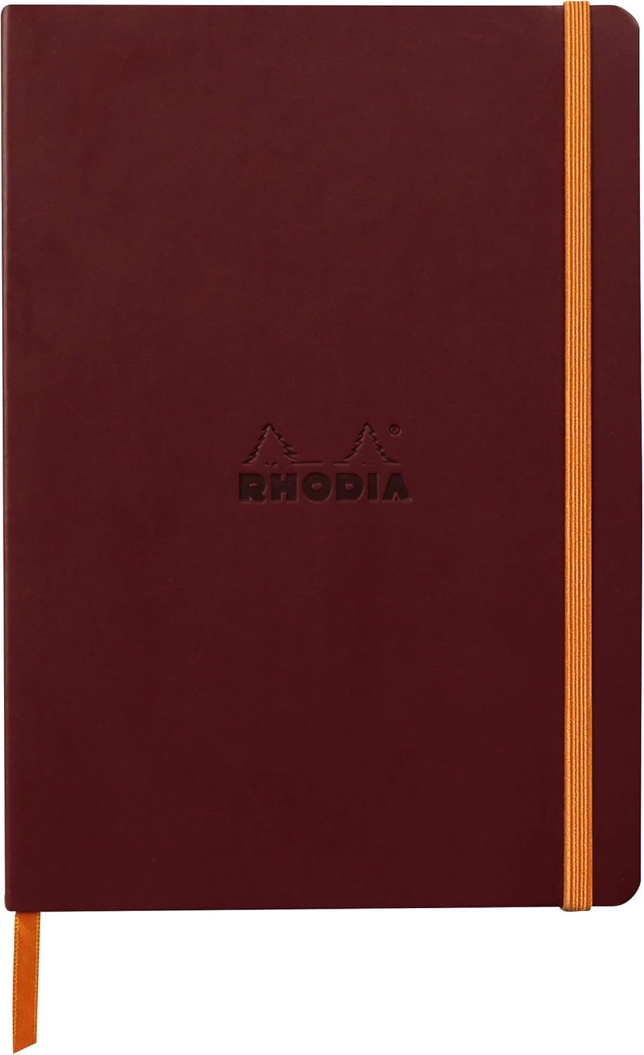 Detalle de RHODIA 117370C Wine Soft Notebook: A5 Lined with Ivory Clairefontaine Paper