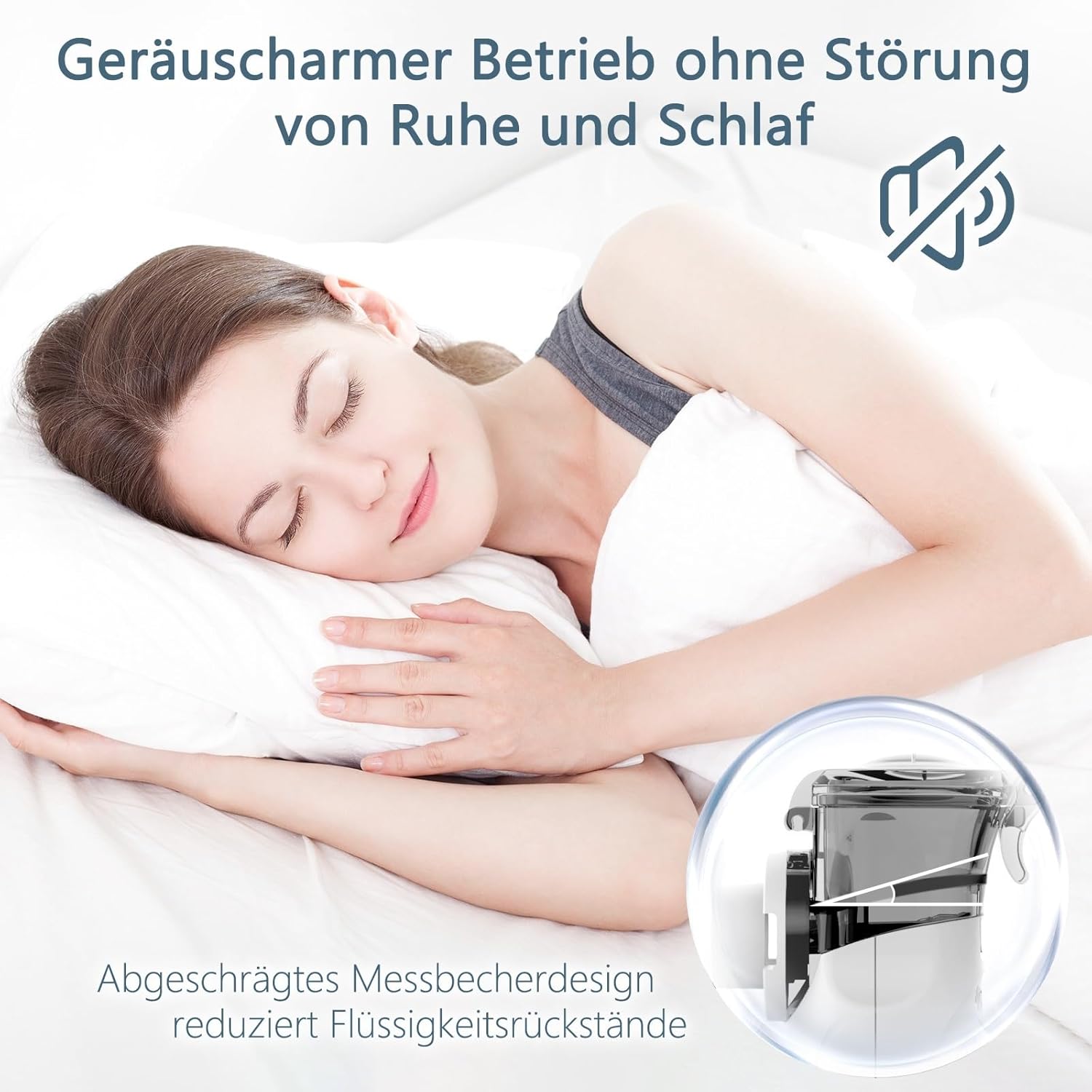 Detalle 2 de MILFECH Inhalationsgerät tragbarer Vernebler 1 Set 🫁