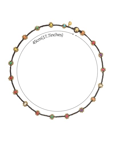 Thumbnail 3 de Made by Nami Surfer Halskette mit Perlen – Handmade Multi Beads, bunt