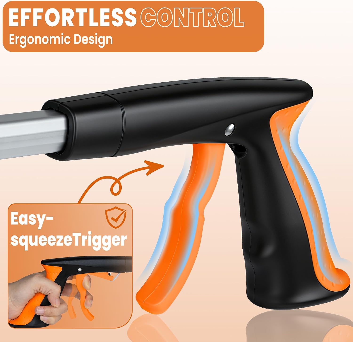 Thumbnail 4 de bemece 83 cm Folding Grabber Reacher, 360° Rotating Jaw and Magnetic Pickup