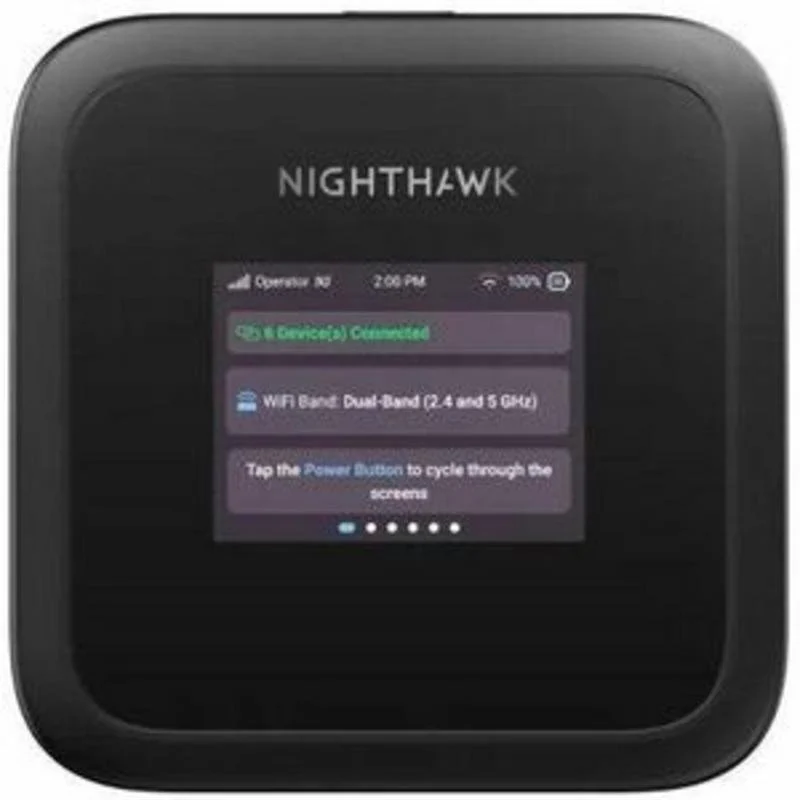 Detalle de Router Netgear M3 WiFi 6 5G Doble Banda – Portátil, Negro