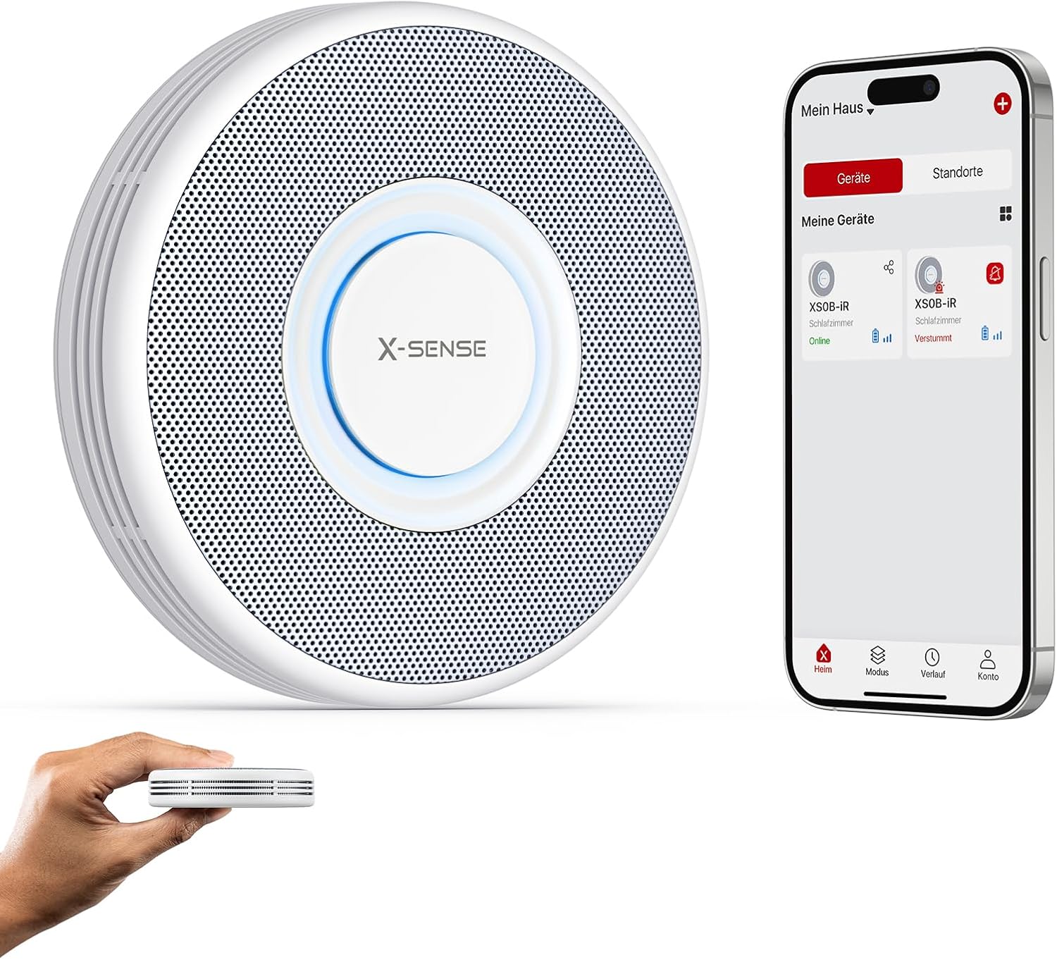 Detalle de X-Sense XS0B-iR WLAN Rauchmelder