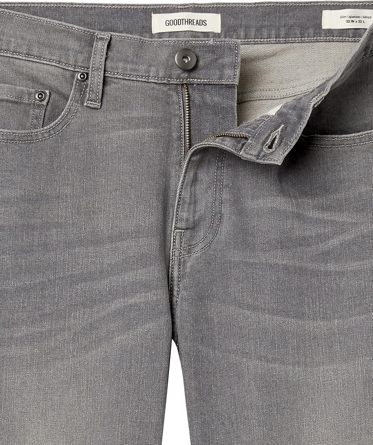Detalle de Amazon Essentials Men's Slim-Fit Comfort Stretch Jeans – Discontinued Colours