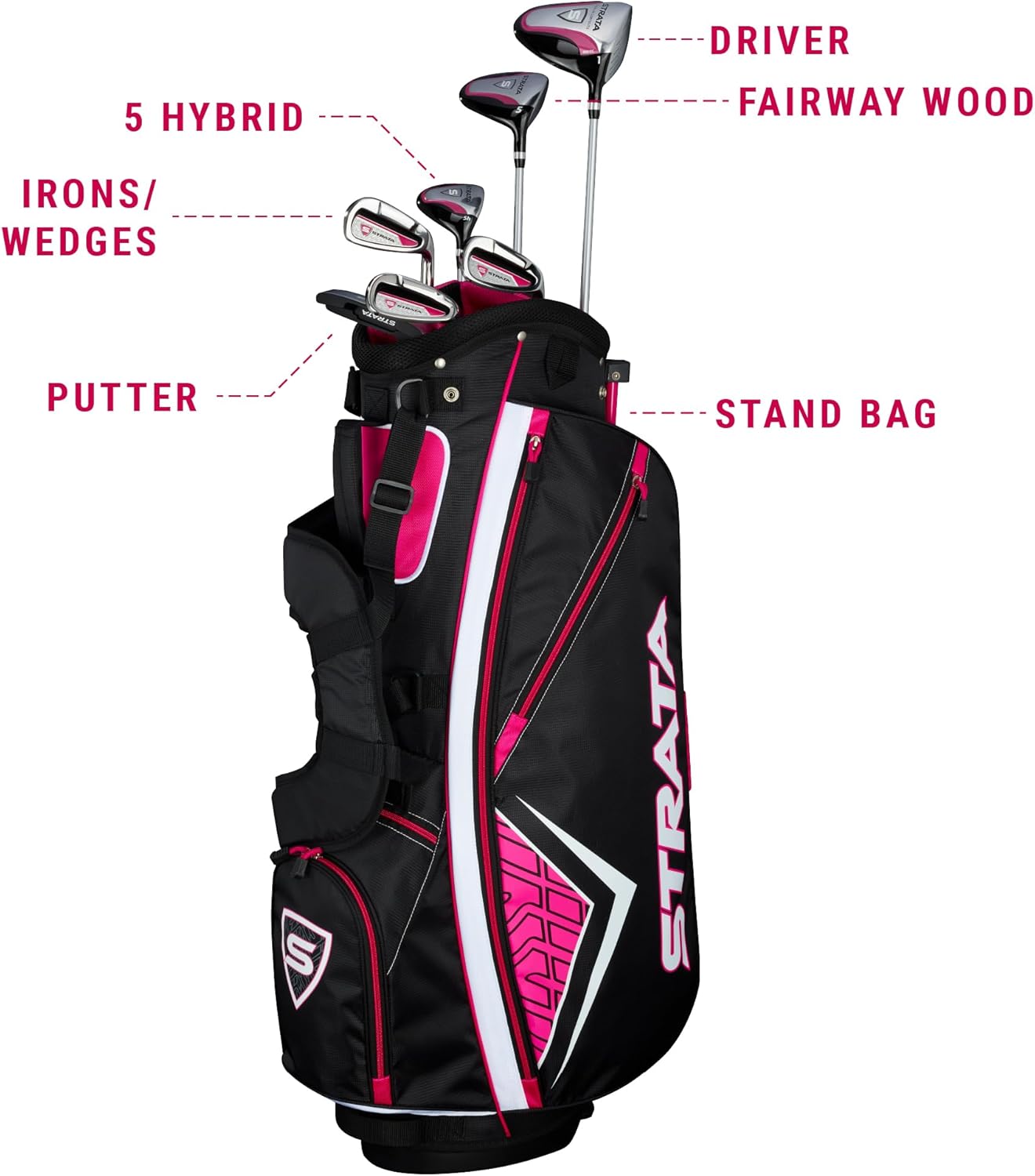 Thumbnail 1 de Strata Women's Golf Club Package Set – 11 Pieces