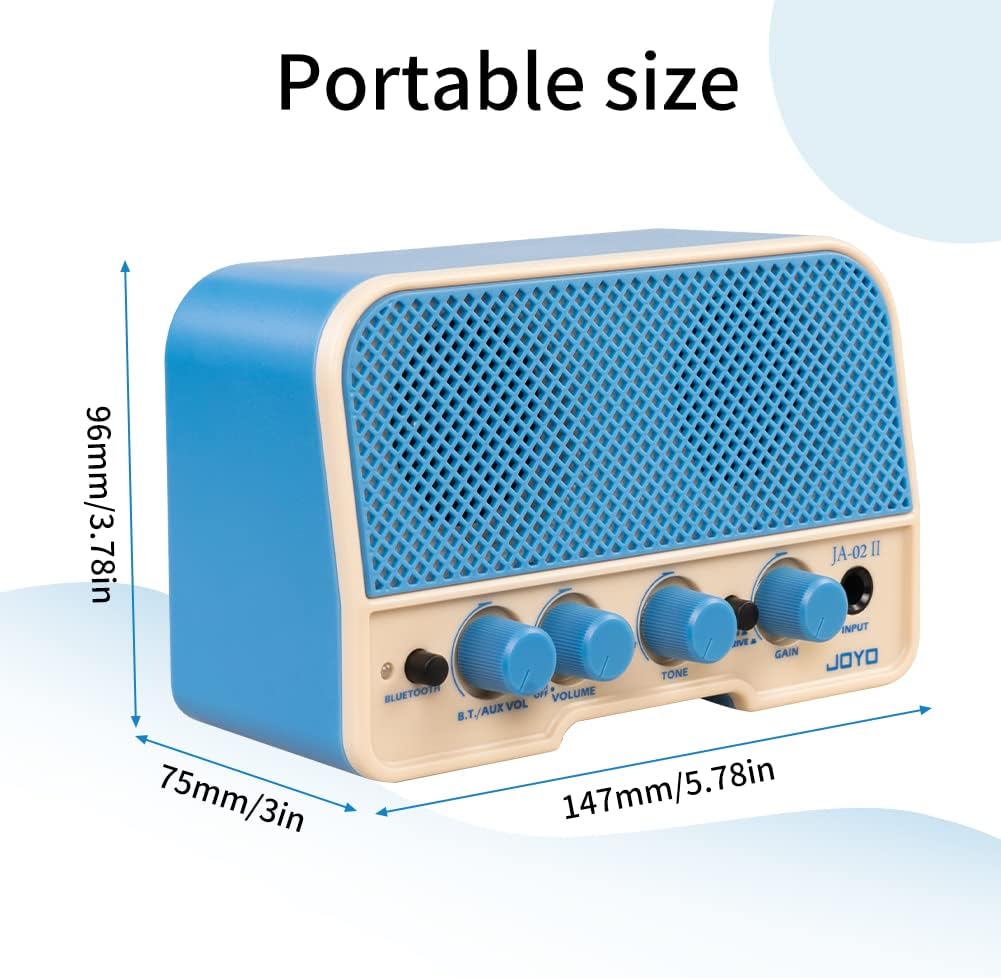 Thumbnail 1 de JOYO JA-02 II 5W Mini Guitar Amp with Bluetooth 5.0 and Clean/Overdrive