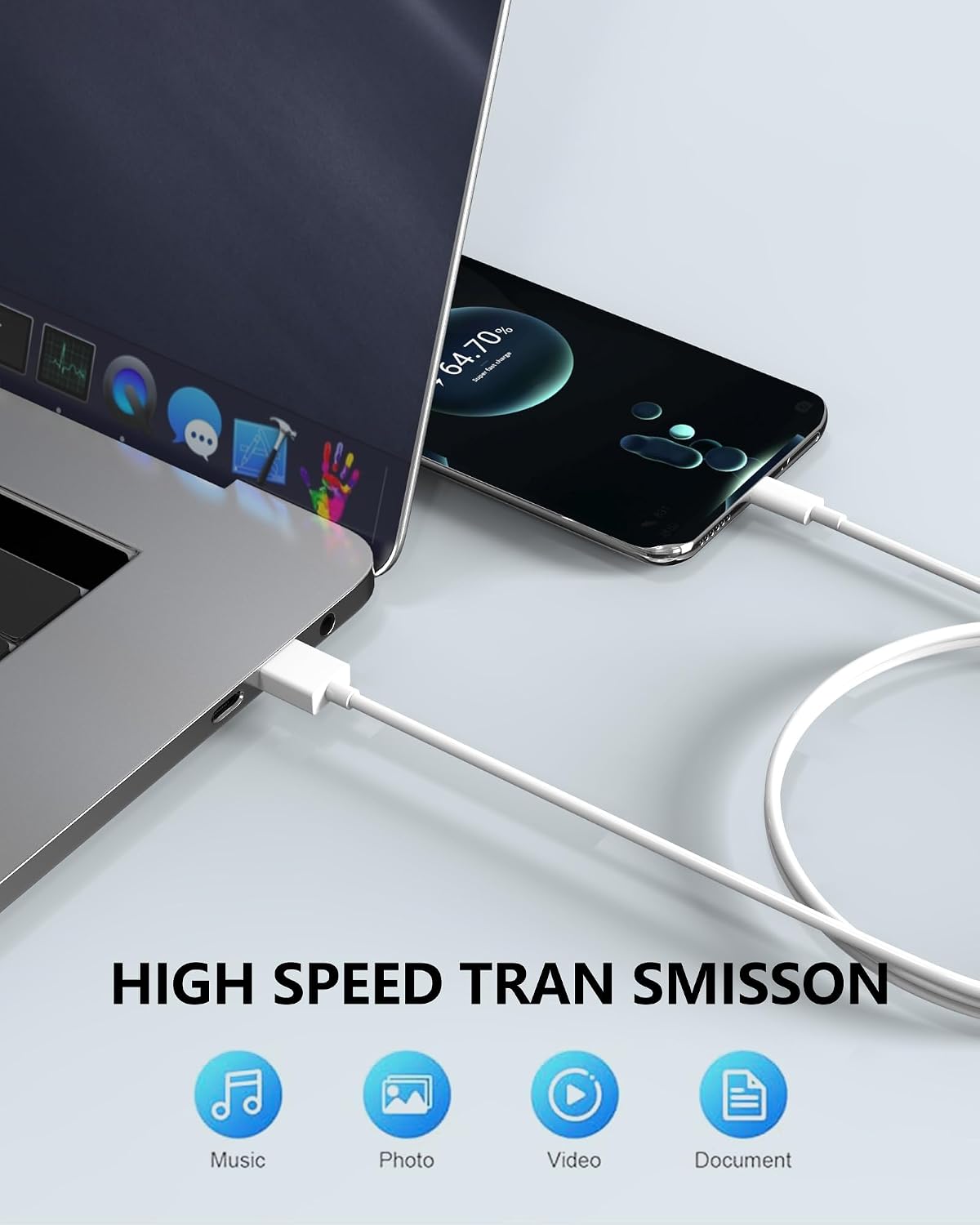 Thumbnail 3 de 67W USB-C Schnellladegerät mit Kabel (1 m) für Xiaomi/Redmi/Poco – Kompakter Kraftspender