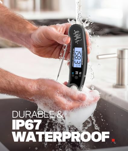 Thumbnail 4 de ONFIKY Instant Read Digital Meat Thermometer — 1-2 Second Readouts, IP67 Waterproof, 572°F/300°C