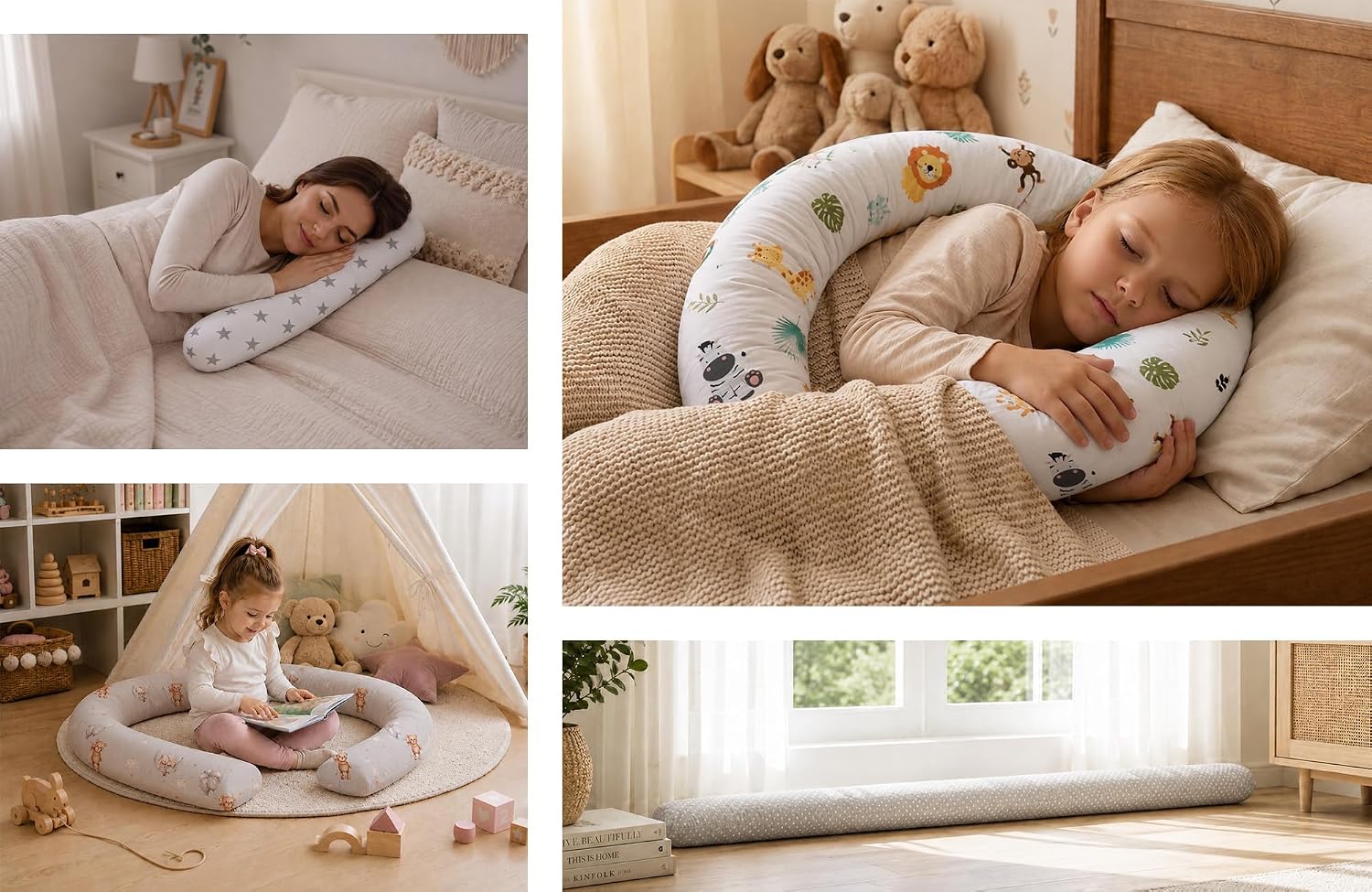 Thumbnail 5 de Totsy Baby XXL Bettschlange – vielseitige Wickel- und Umrandung aus EU-Qualität (300 cm)