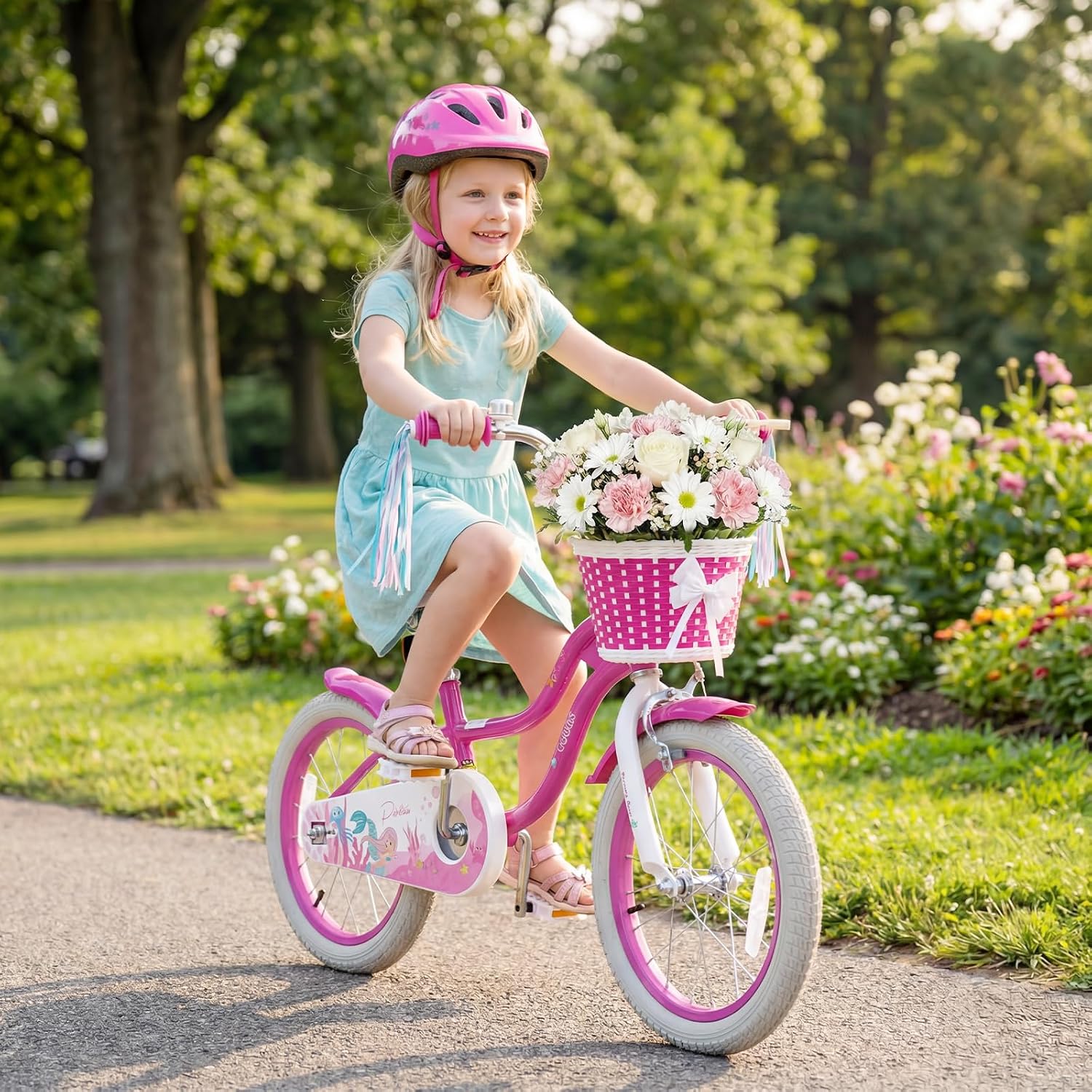Detalle 2 de Olakids Girls' Bike, Steel Frame