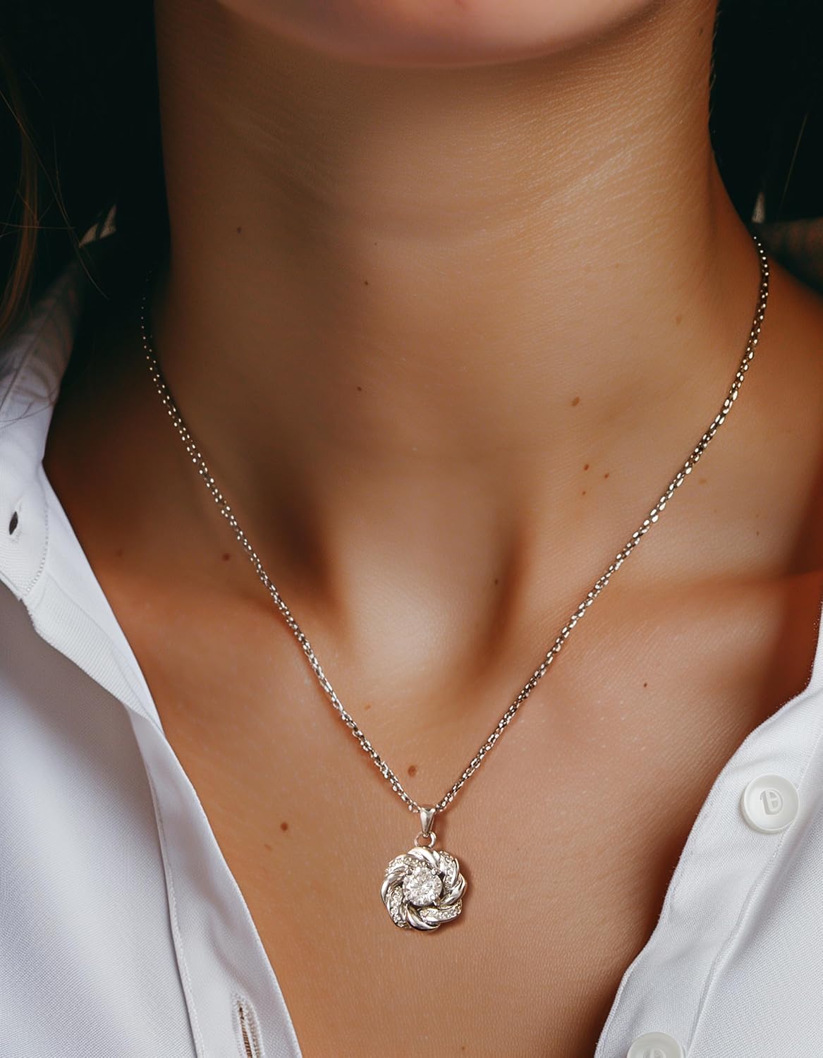 Detalle 2 de MomentWish Collar de Plata 925 1 quilate