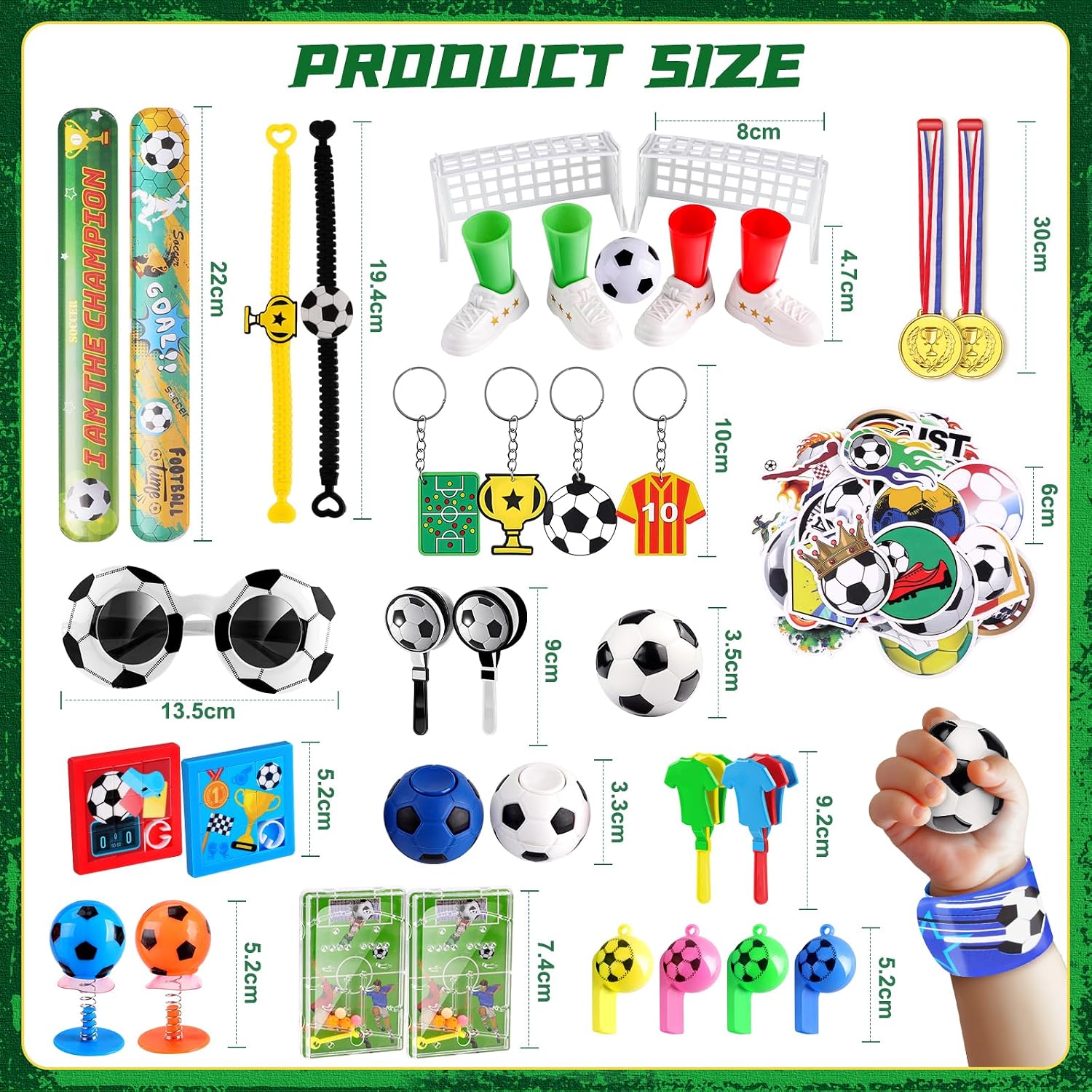 Thumbnail 2 de nicknack 102PCS Piñata fútbol cumpleaños